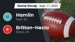 Recap: Hamlin  vs. Britton-Hecla  2020