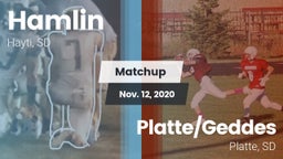 Matchup: Hamlin vs. Platte/Geddes  2020