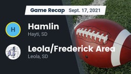 Recap: Hamlin  vs. Leola/Frederick Area 2021