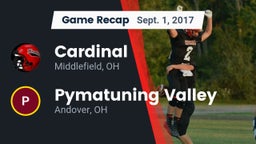 Recap: Cardinal  vs. Pymatuning Valley  2017