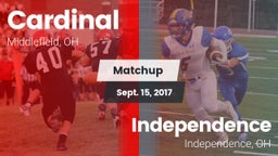 Matchup: Cardinal vs. Independence  2017