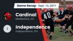 Recap: Cardinal  vs. Independence  2017