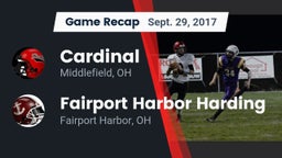 Recap: Cardinal  vs. Fairport Harbor Harding  2017