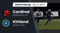 Recap: Cardinal  vs. Kirtland  2017