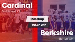 Matchup: Cardinal vs. Berkshire  2017