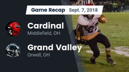 Recap: Cardinal  vs. Grand Valley  2018
