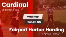 Matchup: Cardinal vs. Fairport Harbor Harding  2018