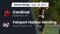 Recap: Cardinal  vs. Fairport Harbor Harding  2018