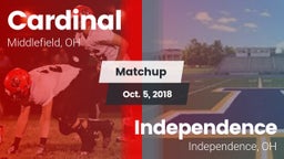 Matchup: Cardinal vs. Independence  2018