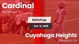 Matchup: Cardinal vs. Cuyahoga Heights  2018