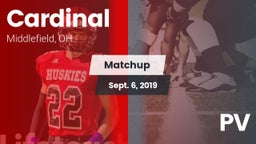 Matchup: Cardinal vs. PV 2019