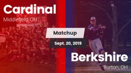 Matchup: Cardinal vs. Berkshire  2019