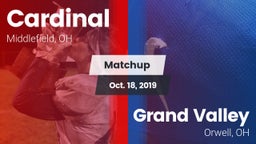 Matchup: Cardinal vs. Grand Valley  2019