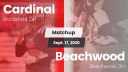 Matchup: Cardinal vs. Beachwood  2020