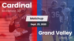 Matchup: Cardinal vs. Grand Valley  2020