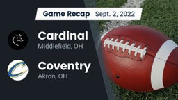 Recap: Cardinal  vs. Coventry  2022