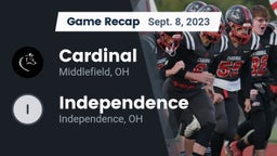 Recap: Cardinal  vs. Independence  2023