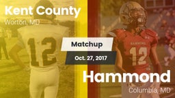 Matchup: Kent County vs. Hammond 2017