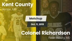 Matchup: Kent County vs. Colonel Richardson  2019