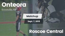 Matchup: Onteora  vs. Roscoe Central 2019