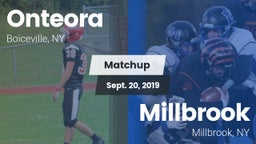 Matchup: Onteora  vs. Millbrook  2019
