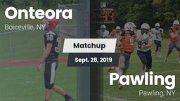 Matchup: Onteora  vs. Pawling  2019