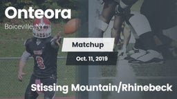 Matchup: Onteora  vs. Stissing Mountain/Rhinebeck 2019