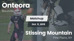 Matchup: Onteora  vs. Stissing Mountain  2019