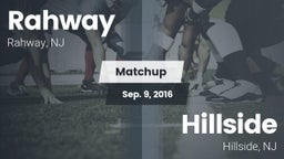 Matchup: Rahway vs. Hillside  2016