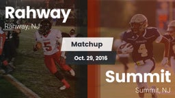 Matchup: Rahway vs. Summit  2016