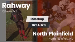 Matchup: Rahway vs. North Plainfield  2016