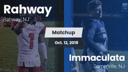 Matchup: Rahway vs. Immaculata  2018