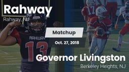 Matchup: Rahway vs. Governor Livingston  2018