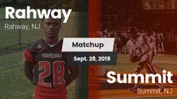 Matchup: Rahway vs. Summit  2019
