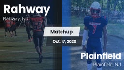 Matchup: Rahway vs. Plainfield  2020