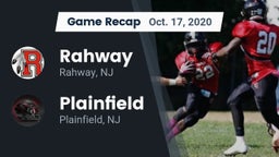 Recap: Rahway  vs. Plainfield  2020