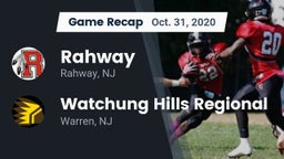 Recap: Rahway  vs. Watchung Hills Regional  2020
