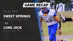 Recap: Sweet Springs  vs. Lone Jack  2016