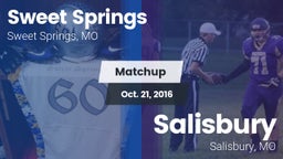 Matchup: Sweet Springs vs. Salisbury  2016