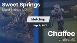 Matchup: Sweet Springs vs. Chaffee  2017
