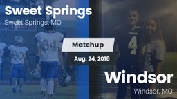 Matchup: Sweet Springs vs. Windsor  2018