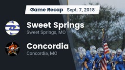 Recap: Sweet Springs  vs. Concordia  2018