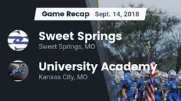 Recap: Sweet Springs  vs. University Academy 2018