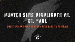 Sweet Springs/Malta Bend football highlights Hunter Sims Highlights vs. St. Paul