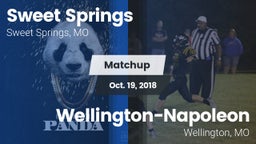 Matchup: Sweet Springs vs. Wellington-Napoleon  2018