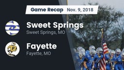 Recap: Sweet Springs  vs. Fayette  2018