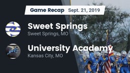 Recap: Sweet Springs  vs. University Academy 2019