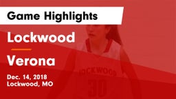 Lockwood  vs Verona  Game Highlights - Dec. 14, 2018