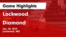 Lockwood  vs Diamond  Game Highlights - Jan. 28, 2019