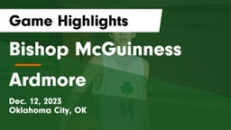 Bishop McGuinness  vs Ardmore  Game Highlights - Dec. 12, 2023